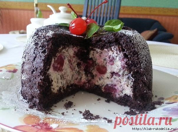 Итальянский шоколадный десерт или торт-купол (Zuccotto)