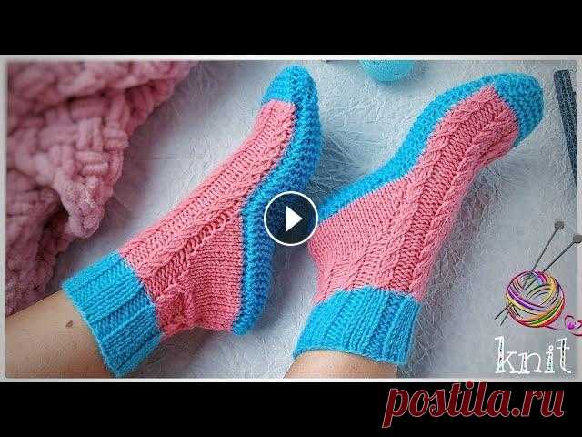 Вязаные Носки на ДВУХ СПИЦАХ. Подробный мастер - класс. В этом видео я покажу как связать Следки-носочки спицами. это вязание следков спицами простым способом. Носки на ДВУХ СПИЦАХ. Подробный мастер класс. ...