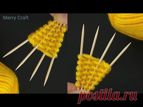 Amazing Woolen Flower Ideas with Toothpick - Hand Embroidery Trick - 2020 New Wool Thread Design