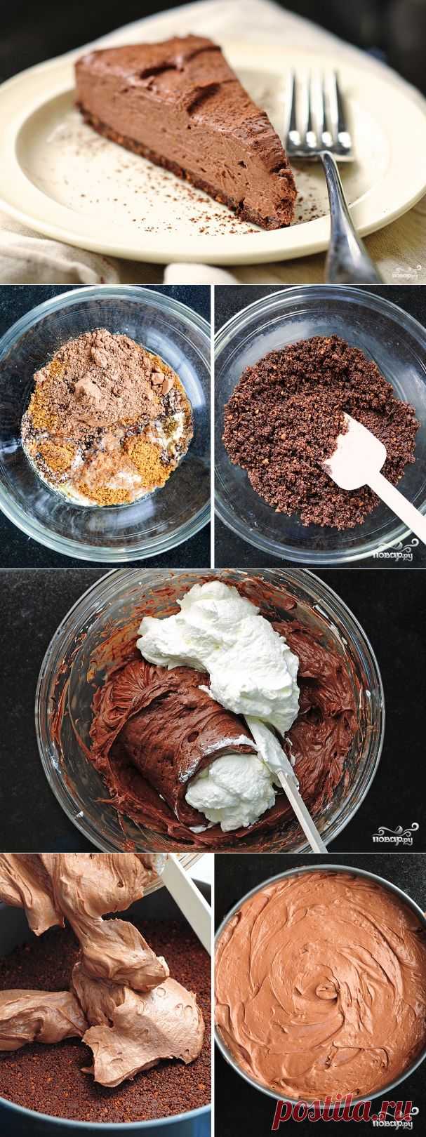 Шоколадный торт без выпечки - пошаговый кулинарный рецепт на Повар.ру