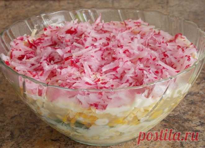 Овощной салат с сыром и яйцом | Журнал 