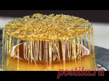 Нежный флан с роскошным декором