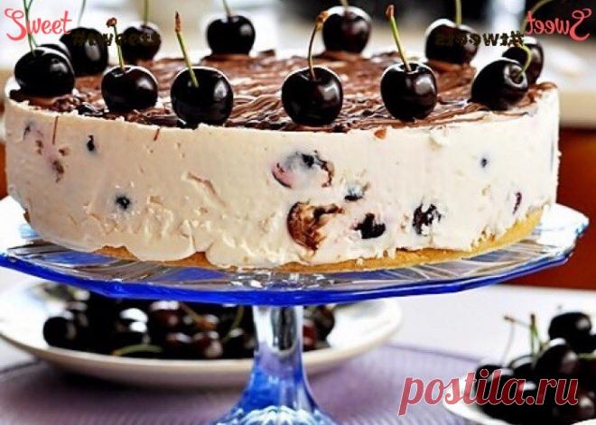 Чизкейк с черешней | Sweet Twittes