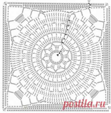 ТОП-10 красивых квадратных мотивов - ваше летнее вязание будет модным и нарядным ! | Вязалки Веселого Хомяка | Дзен