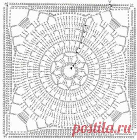 ТОП-10 красивых квадратных мотивов - ваше летнее вязание будет модным и нарядным ! | Вязалки Веселого Хомяка | Дзен