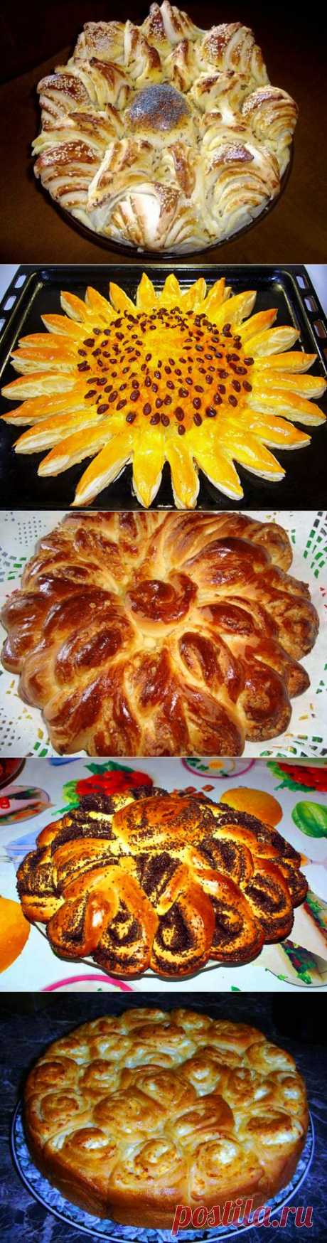 Разделка сдобных пирогов с начинкой