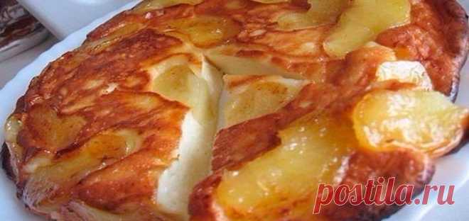 Творожная запеканка с яблоками. Просто тает во рту!