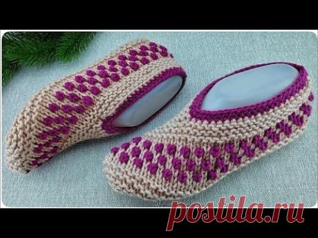 СЛЕДКИ на двух спицах!!!👌Подробный мастер класс для новичков