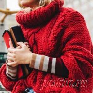 Продолжаем утепляться – еще немного уютных осенних луков со свитерами