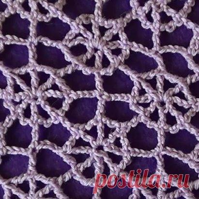 Ажурный узор Паутинка