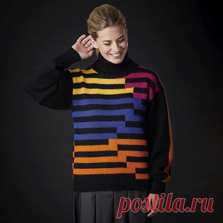 Tortona Sweater от Дарио Тубиана

Этот свитер от Дарио Тубиана, сочетающий черный фон с яркими цветовыми блоками, выполнен в стиле ретро 1980-х годов. Он связан в технике интарсии, а дизайн Дарио включает высокий воротник в резинку и черные рукава, украшенные широкой оранжевой полосой.

Размеры: 6-8 10-12 14-16 18-20 22-24 26-28 30-32 34-36 38-40
Для окр груди: 71- 76 81-86 92-97 102-107 112-117 122-127 132-137 142-147 152-157 см