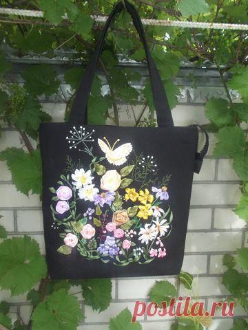 вышивка лентами