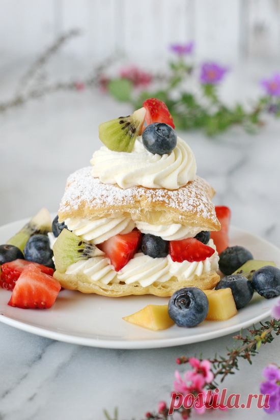 Lemon Cream Puffs with Fresh Fruit – Glorious Treats