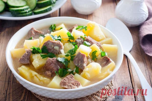 Говядина с картошкой тушеная рецепт с фото пошагово и видео - 1000.menu