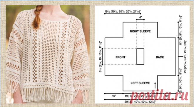 Три милых джемпера со схемами для вязания крючком - в ожидании осени | МНЕ ИНТЕРЕСНО | Яндекс Дзен