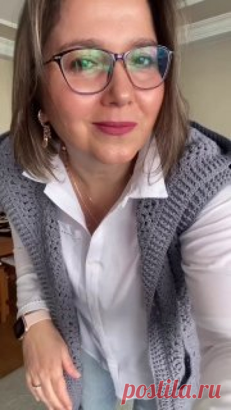 Ручки вяжут и шьют | Вязание и рукоделие Жилет бабушкиным квадратом.