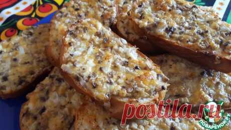 Хрустящие горячие бутерброды с шампиньонами!