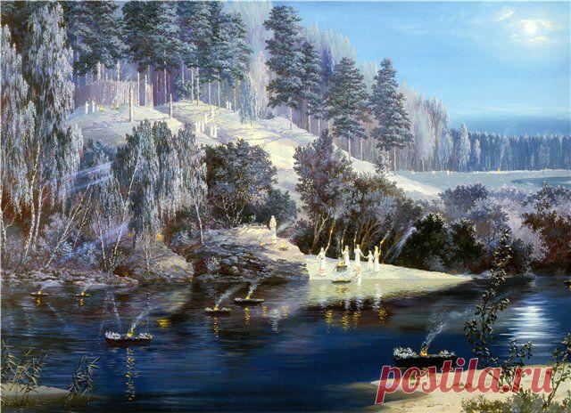 Картины на тему Древней Руси. В. Иванов.