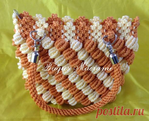 Современные сумочки в технике макраме - Ярмарка Мастеров - ручная работа, handmade