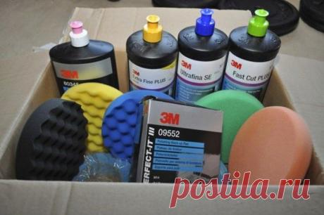 Полироли 3М и полировальные пасты для кузова авто