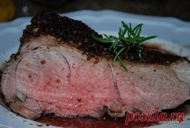 Баранина, запеченная с розмарином, тимьяном и можжевеловыми ягодами - Cooking Palette » Cooking Palette