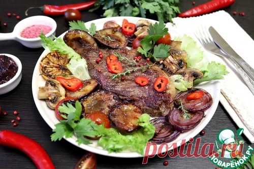 Говяжий стейк со сливами – кулинарный рецепт