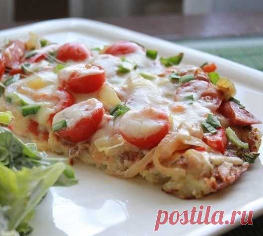 Нежная, вкусная пицца на сковороде за 10 минут - Простые рецепты Овкусе.ру