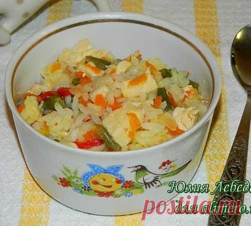 Куриный плов с овощами