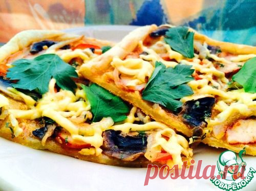 Тонкая пицца "А вы такую еще не пробовали" - кулинарный рецепт