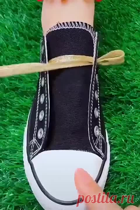 Красиво завязываем шнурки