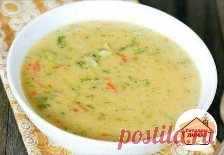 ​​Сырный суп с рисом
