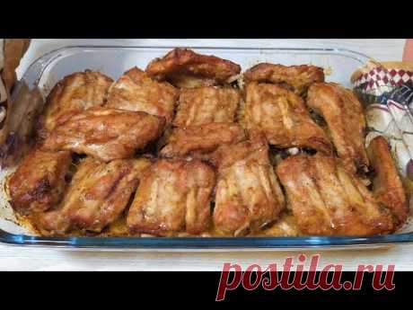 САМЫЕ вкусные РЕБРЫШКИ в духовке! Быстрый и Простой РЕЦЕПТ! #49