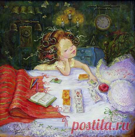 Погружаясь в детство... Художница Екатерина Дудник