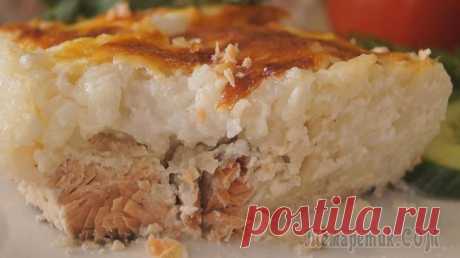 Рыбная запеканка с нежнейшим рисом. Вкуснейший ужин за 40 минут Рыбная запеканка под нежнейшим рисом. Рис получается нежным, сочным, и не пересушенным. Рыба ароматная с изысканным вкусом. Получается очень вкусно!ИНГРЕДИЕНТЫРыба – 500 гр.Сок Лимона – 1,5 ст.л.Майон...