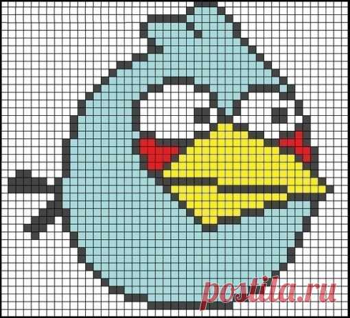 Схемы для вышивания "Angry Birds" / Вышивка / Модный сайт о стильной переделке одежды и интерьера