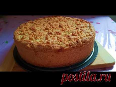 Яблочный пирог Легко и Просто APFELKUCHEN  APPLE-PIE