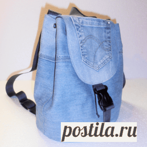 Шьем сумки Легко и Просто!. Шьем джинсовый рюкзак