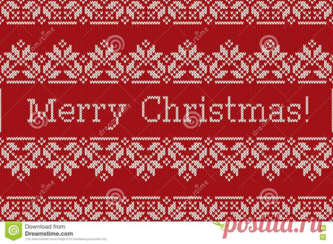 Новогодние жаккарды или вышивка