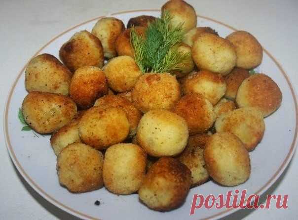 Кулинарные Рецепты и Новости: Картофельные шарики с сыром - ОТЛИЧНЫЙ- НЕОБЫЧНЫЙ ГАРНИР!!