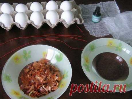 Крашенки "мраморные" своими руками