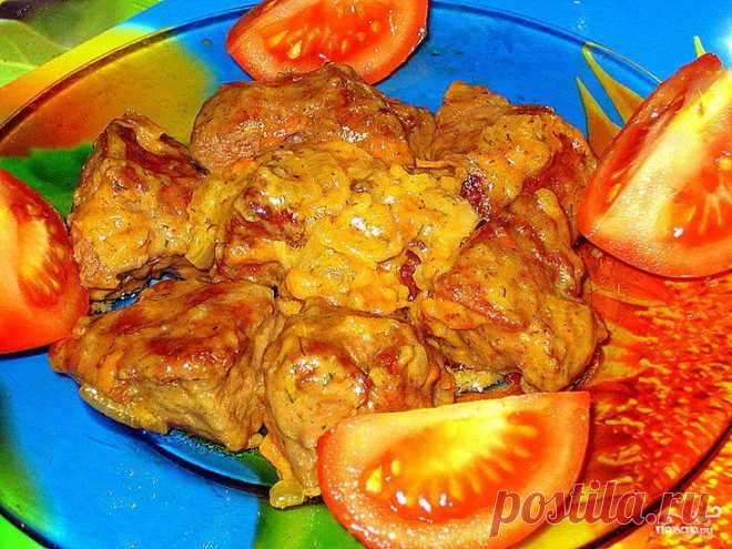 Печень по-корейски - пошаговый кулинарный рецепт на Повар.ру
