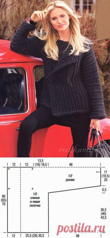 Двубортный жакет крючком » Сайт "Ручками" - делаем вещи своими руками