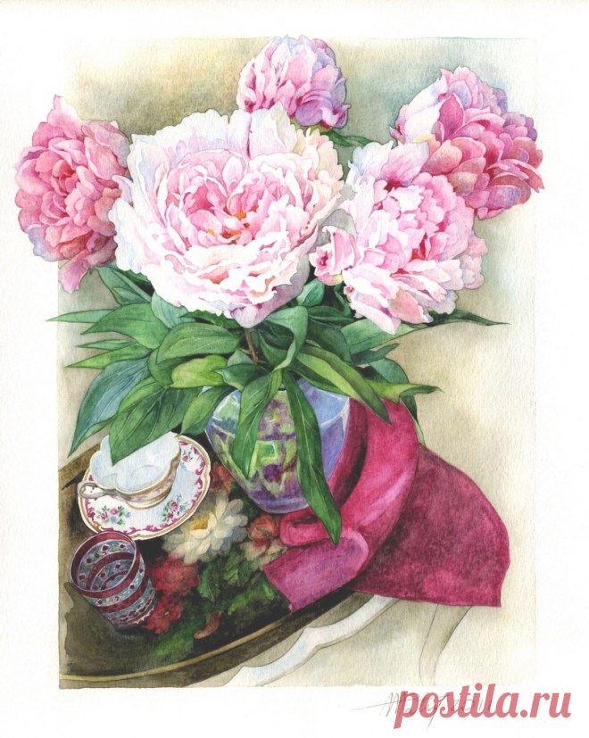Коллекция картинок: Anne Marie Patry-Belluteau_ Акварели