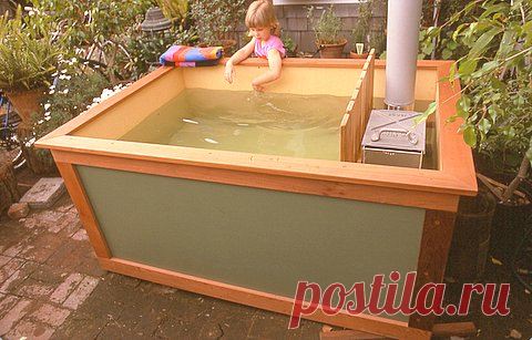 Cheap homemade DIY Wood Fired Hot TubSolar Burrito | Solar Burrito