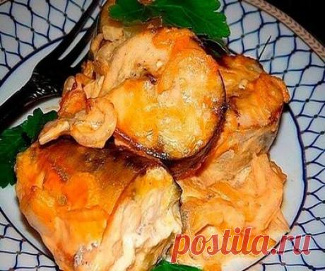 ЭТА СКУМБРИЯ, ЗАПЕЧЕННАЯ В ГОРЧИЧНОМ СОУСЕ БУКВАЛЬНО ТАЕТ ВО РТУ! ПРИГОТОВИТЬ ОЧЕНЬ ПРОСТО!