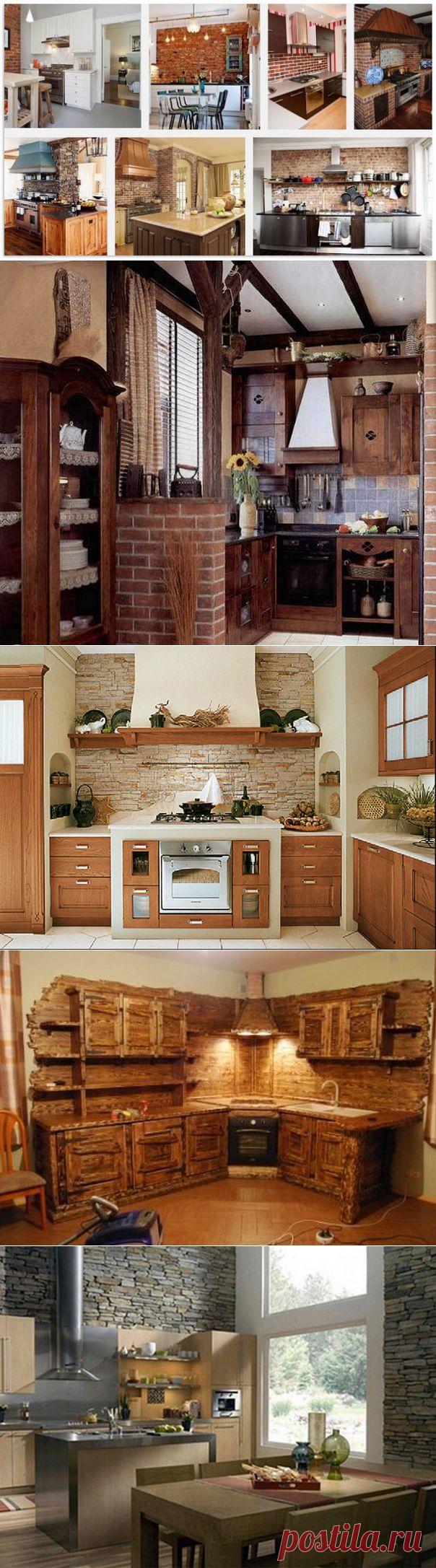 Кухня под кирпич – от идеи к решению