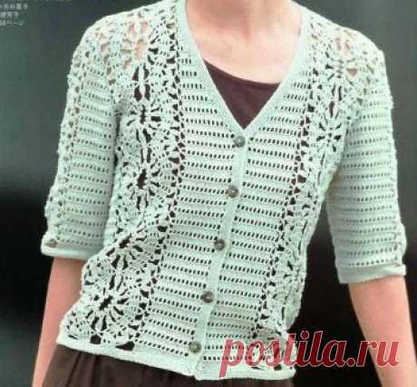 Интересные японские модели крючком и схемы для весеннего вязания! | Вязалки Веселого Хомяка | Дзен