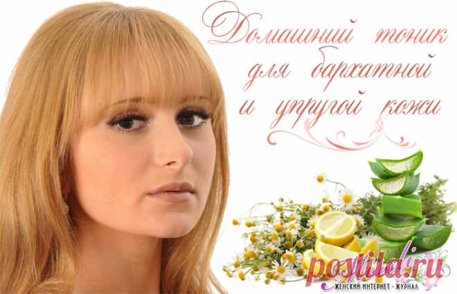 Домашний тоник для сухой или жирной кожи с морщинами - рецепт приготовления