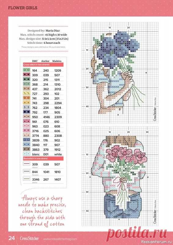 Коллекция вышивки в журнале «CrossStitcher №412 2024» | Журналы