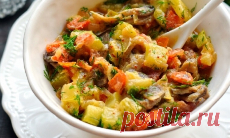 Изумительно вкусные кабачки в соевом соусе